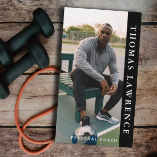 ジム個人コーチモダンミニマルなソーシャルメディア 名刺