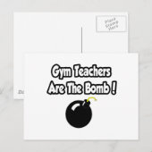ジム先生が爆弾だ! ポストカード (正面/裏面)