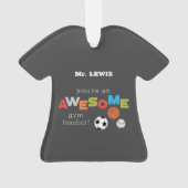 ジム先生賞味日素晴らし球 オーナメント (裏面)