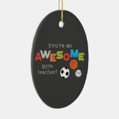 ジム先生賞味日素晴らし球 セラミックオーナメント (右)