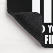 ジム名パーソナライズされた誕生日おもしろい マウスパッド (コーナー)