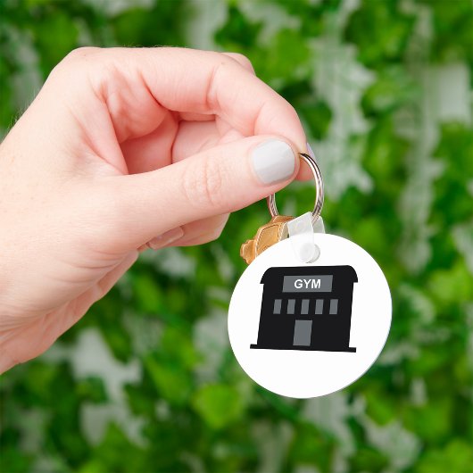 ジム建物 キーホルダー