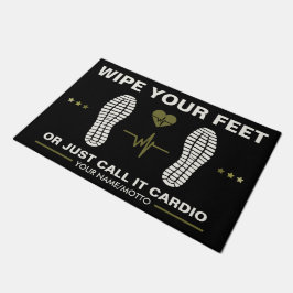 ジム愛好家のための足を拭く,おもしろいフィットネス ドアマット