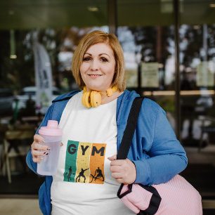 ジム愛好家 プラスサイズTシャツ