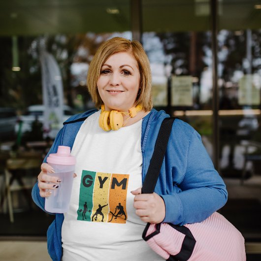 ジム愛好家 プラスサイズTシャツ