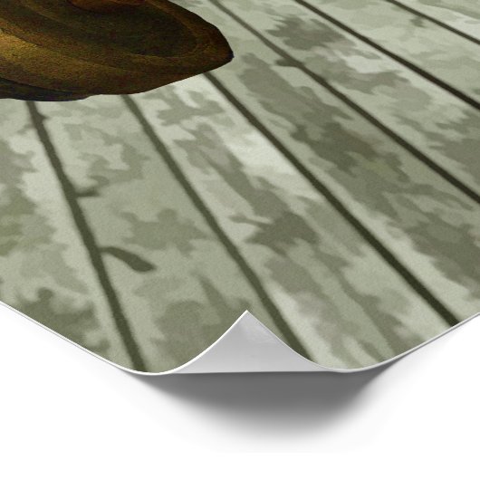 ジム所有者のウェイトトレーニングトレーニングと名前 ポスター (角)