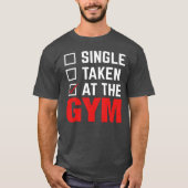 ジム独身ので撮影される Tシャツ (正面)