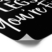 ジム用のおもしろTシャツ - You're Fine ポスター (角)