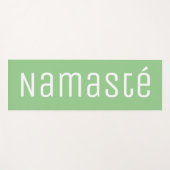 ジム用ライトグリーンナマスヨガマットエクササイズ ヨガマット (正面(横))