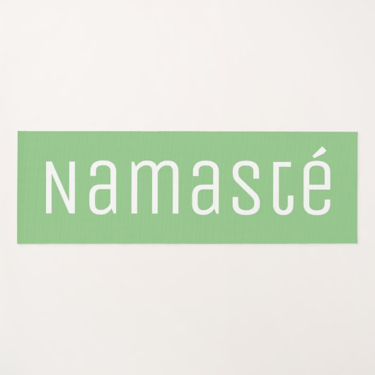 ジム用ライトグリーンナマスヨガマットエクササイズ ヨガマット (正面(横))