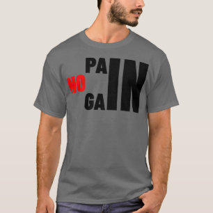 ジム痛み無しゲイントレーニング訓練 Tシャツ