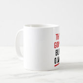ジム考えるに行くことだ コーヒーマグカップ (正面左)