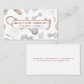 ジム設備パターン | フィットネス 名刺 (正面/裏面)