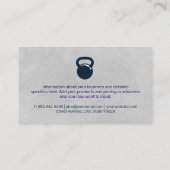 ジム設備 | ケトルベル 名刺 (裏面)