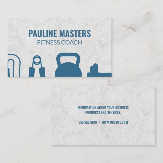 ジム設備 | トレーニングツール 予約カード (正面/裏面)