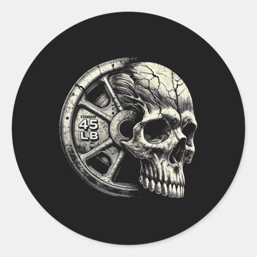 ジム重量挙げ45ポンドのプレートクール作業体 ラウンドシール (正面)