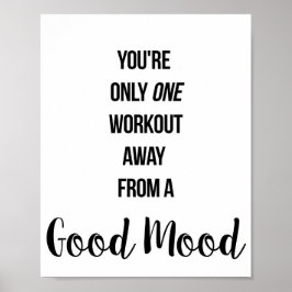 ジム、エクササイズ、トレーニングやる気を起こさせるウォールアート ポスター