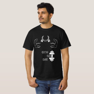 ジム・オア・ダイ Tシャツ - ハードコア フィットネス モチベーションT