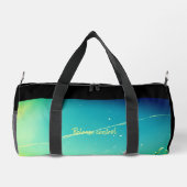 ジム&ダッフェルバッグとカラフル牧草地 ダッフルバッグ (裏面)