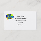 ジム・トレーニング・ビジネス・カード 名刺 (裏面)