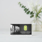 ジム |ハート監視ウォッチ 名刺 (スタンド正面)