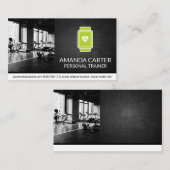 ジム |ハート監視ウォッチ 名刺 (正面/裏面)