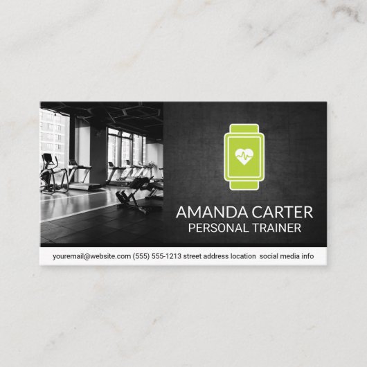 ジム |ハート監視ウォッチ 名刺 (正面)