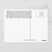 ジム・バートラム湖 ポストカード (裏面)