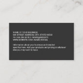 ジム | パーソナルトレーニング機器 名刺 (裏面)