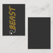 ジム・ビースト目覚める ノートカード (正面/裏面)