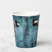 ジム&フィットネスボディビルダー 紙コップ (右)