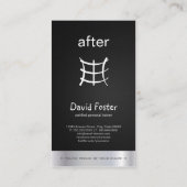 ジム フィットネス ビフォーアフター パーソナルトレーナー 名刺 (裏面)