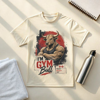 ジム・ブル・Tシャツ|筋トレ・トレーニングTシャツ Tシャツ
