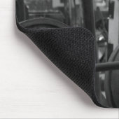 ジム – ホームスイートホーム – Barbell -トレーニング マウスパッド (コーナー)