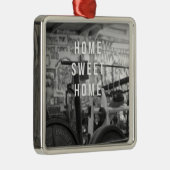 ジム – ホームスイートホーム – Barbell -トレーニング メタルオーナメント (右)