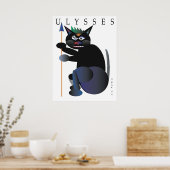 ジム・マルチーズのULYESES CAT POSTER ポスター (キッチン)