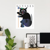 ジム・マルチーズのULYESES CAT POSTER ポスター (ホームオフィス)