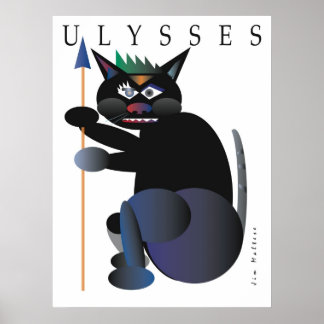 ジム・マルチーズのULYESES CAT POSTER ポスター