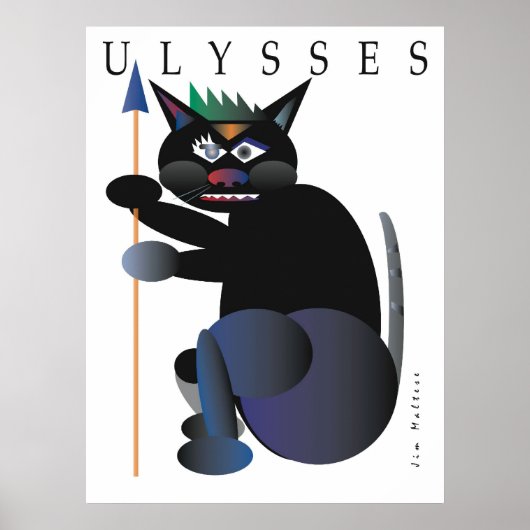 ジム・マルチーズのULYESES CAT POSTER ポスター (正面)