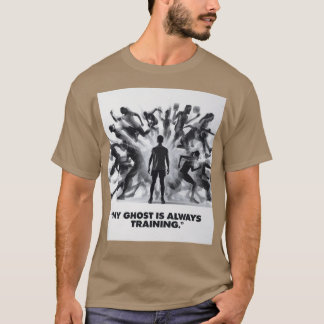 ジム モチベーション - "ゴースト トレーニング" Tシャツ