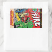 ジム・ローソン・ステッカーによる思いもよらないトライク 長方形シール (バッグ)