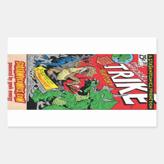 ジム・ローソン・ステッカーによる思いもよらないトライク 長方形シール