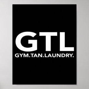 ジム・日焼け・洗濯 (GTL) ジョーク ギフト ニュージャージー ポスター