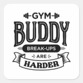 ジムbro ratフィットネストレーニングブレイクアップバフバルク スクエアシール (正面)