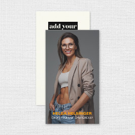 ジムCEOマネージャーのコーチパーソナルトレーナー 名刺