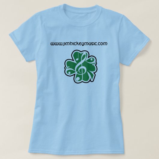 ジムHickey音楽ロゴのTシャツ Tシャツ (デザイン正面)