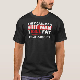 ジムHIITおもしろいトレーニングパーソナルトレーナーフィットネス Tシャツ