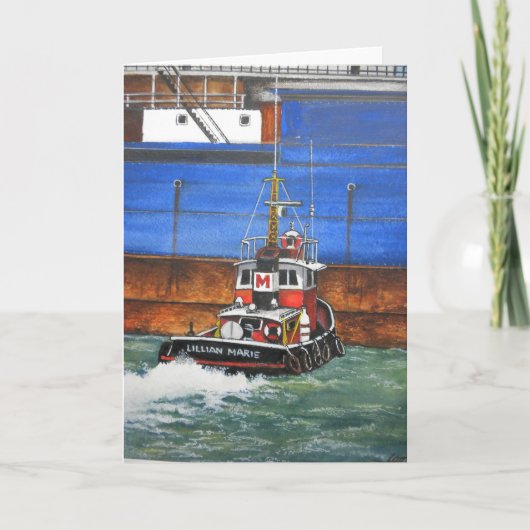 ジムOtt著リリアンMarieのボート、 カード (正面)