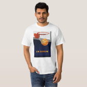 ジムQuinlanのバスケットボールのTシャツ Tシャツ (正面フル)