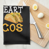 ジムvsタコス – おもしろいノベルティトレーニング キッチンタオル (四つ折り)